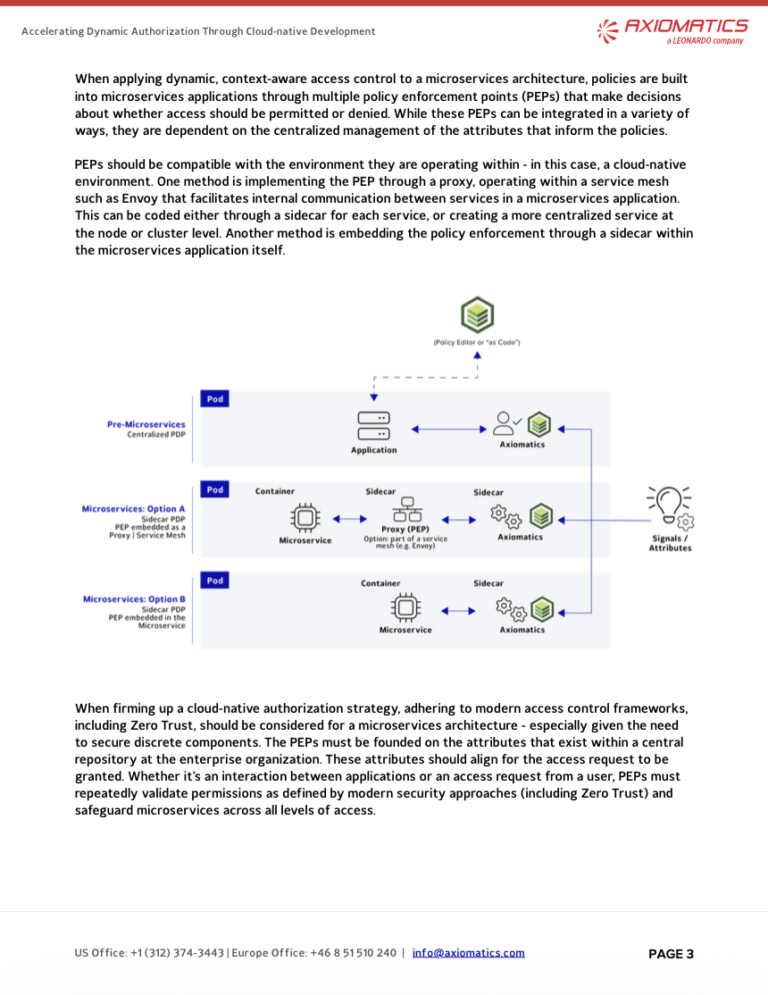 A look at cloud-native development and dynamic authorization