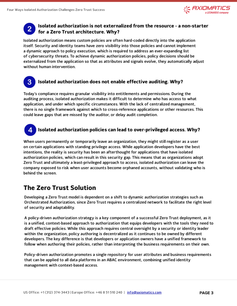 A sneak peek at how isolated authorization challenges Zero Trust