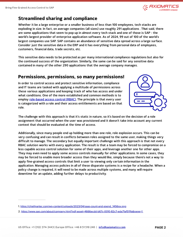 A sneak peek at how Axiomatics and Pathlock work together to bring dynamic authorization to SAP