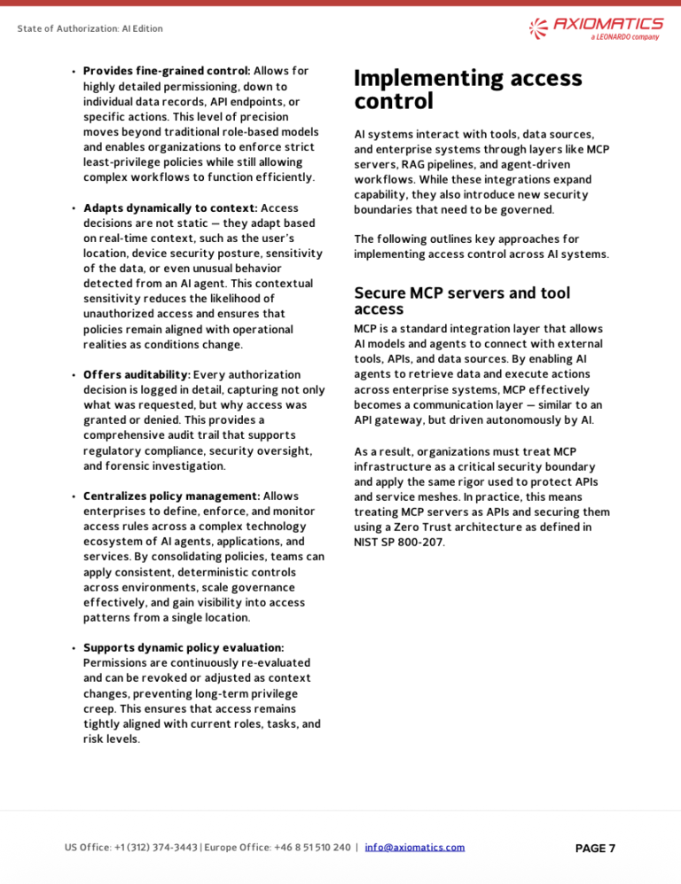 A look at how authorization secures AI in the State of Authorization: AI edition