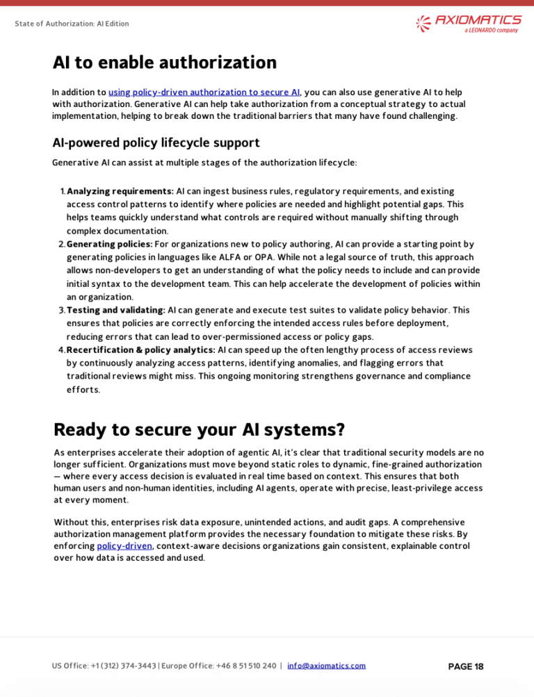 A look at how AI helps enable authorization in the State of Authorization: AI edition
