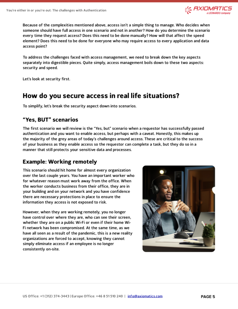 A look at the resource that explores the difference between authentication and authorization